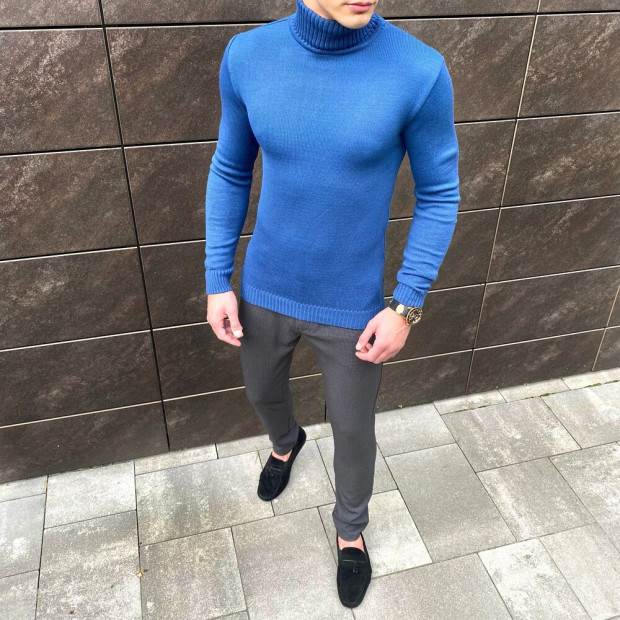 Свитер Pobedov Axelrod Синий - 1