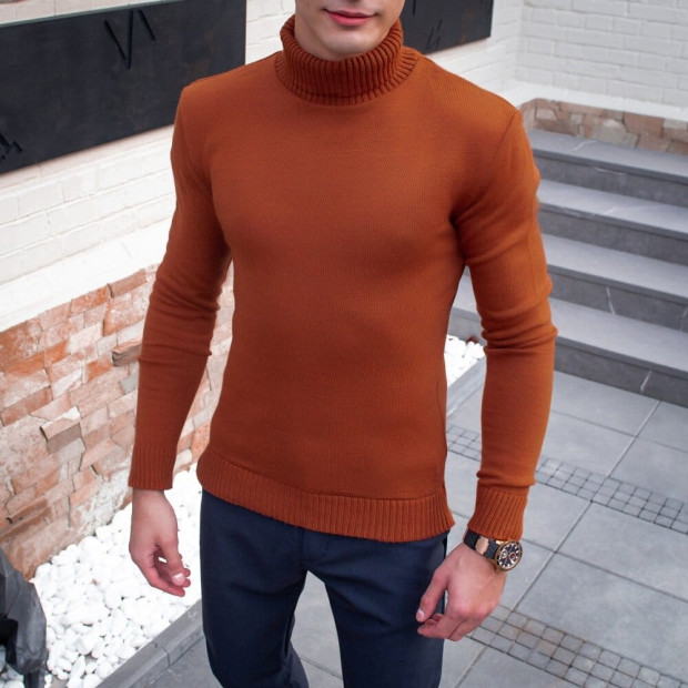 Свитер Pobedov Axelrod Терракотовый - 1