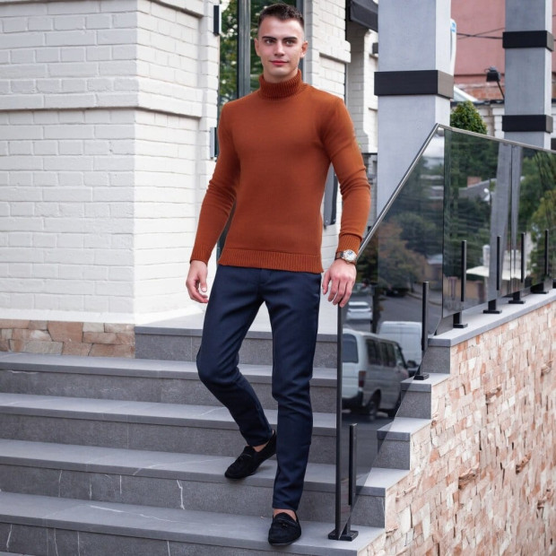 Свитер Pobedov Axelrod Терракотовый - 2
