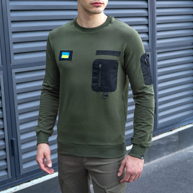 Світшот Pobedov Tactical Хакі - 