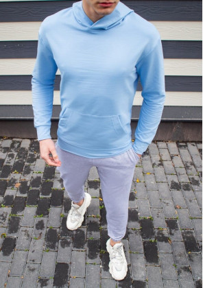 Худі Pobedov 97 Блакитний, XL