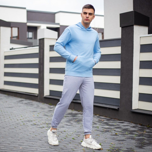 Худі Pobedov 97 Блакитний, XL - 1
