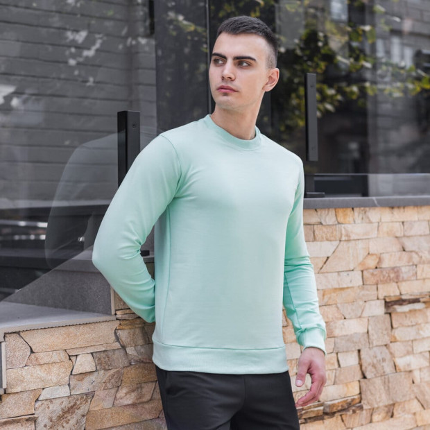 Свитшот Pobedov 001 Ментоловый, 2XL - 3