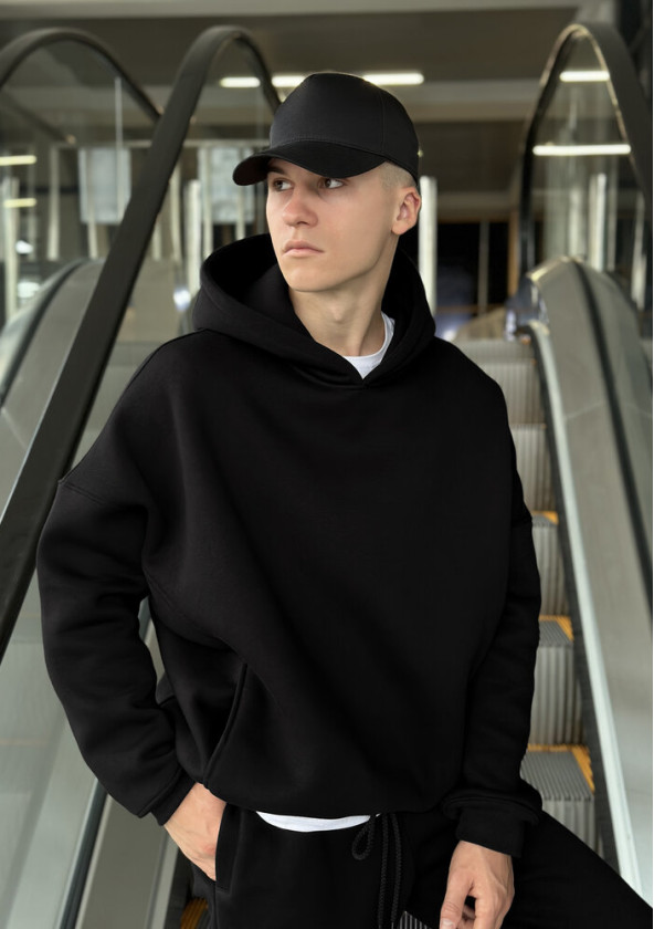 Худі oversize Pobedov Urbanist Чорний