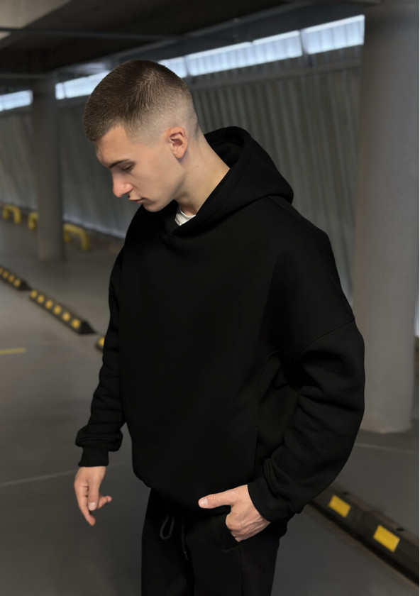 Худі oversize Pobedov Urbanist Чорний 2