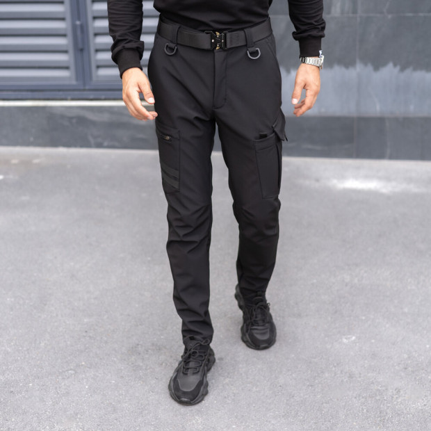 Штани-карго Pobedov Static Чорний, 3XL - 1