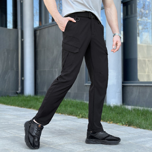 Штани-карго Pobedov Tactical Soft Чорний, M - 3