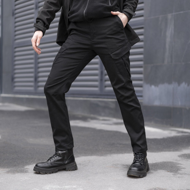 Штани-карго Pobedov Tactical V2 Жіночі Чорний, 3XL - 3
