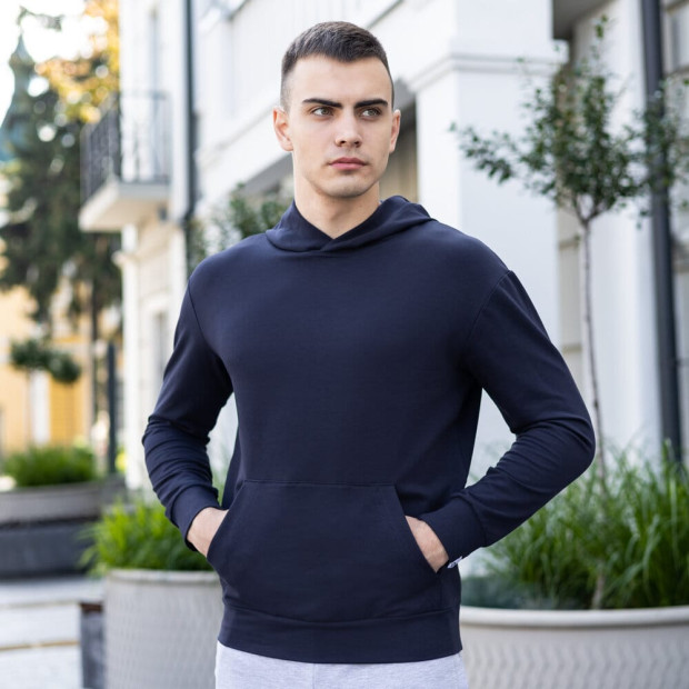 Худі Pobedov 97 Темно-синій, XL - 1