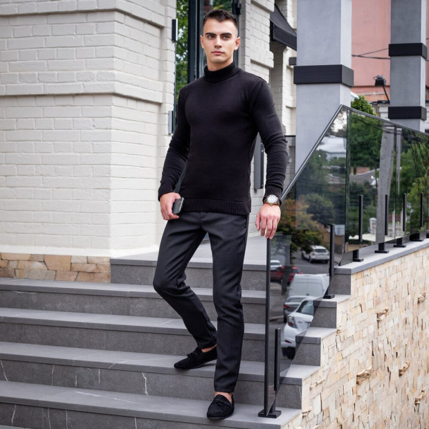 Светр Pobedov Axelrod Чорний - 3
