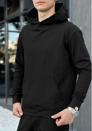 Худі Pobedov 001 Чорний 2