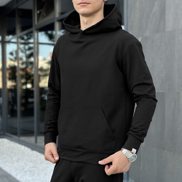 Худі Pobedov 001 Чорний - 1