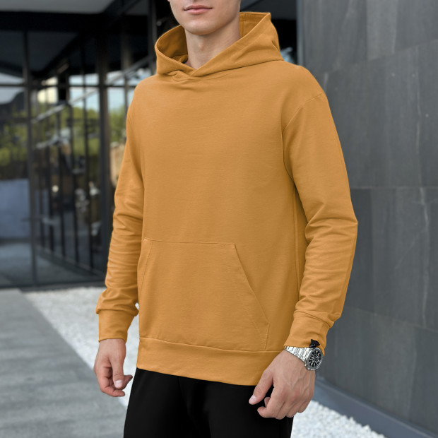 Худі Pobedov 001 Помаранчевий, XL - 1