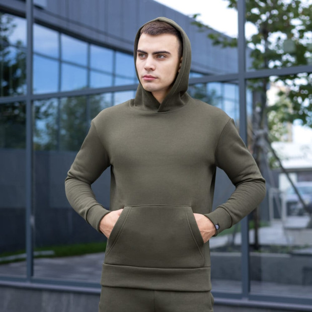 Худі Pobedov 007 ЗИМА Хакі, M - 1