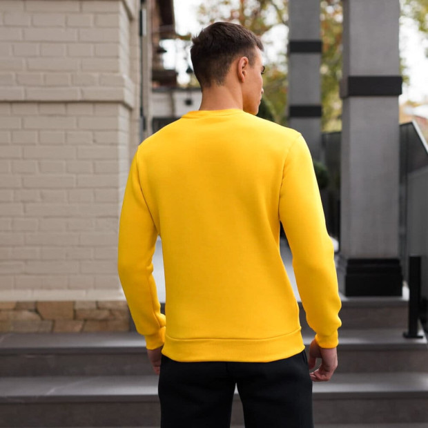 Світшот Pobedov 007 ЗИМА Світло-жовтий, 3XL - 2