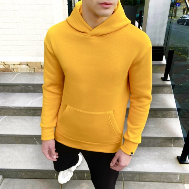 Худі Pobedov 007 ЗИМА Жовтий, 2XL - 1