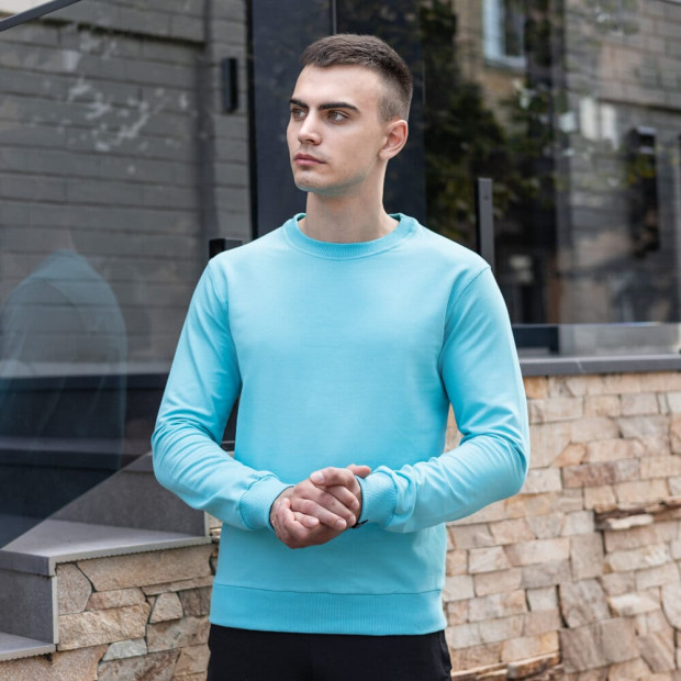 Світшот Pobedov 001 Яскравий ментол, 3XL - 2