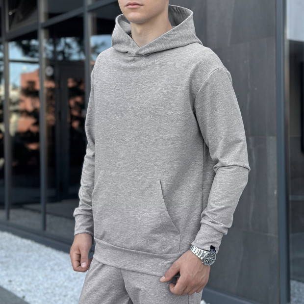 Худі Pobedov 001 Сірий, 3XL - 1