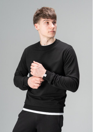 Світшот Pobedov 001 Чорний, 3XL