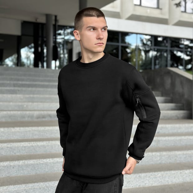 Світшот Pobedov Apex Чорний - 