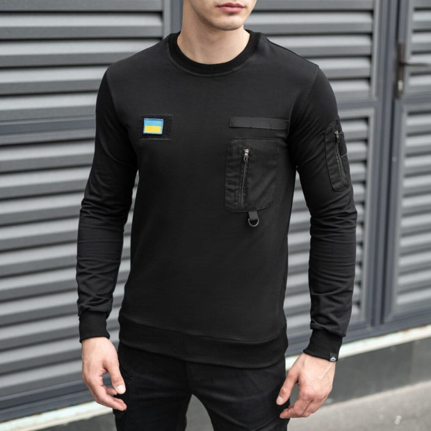Свитшот Pobedov Tactical Черный - 