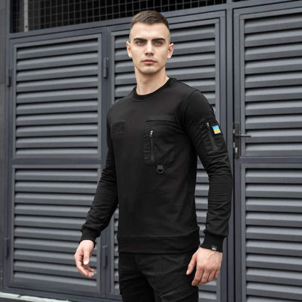 Свитшот Pobedov Tactical Черный - 1