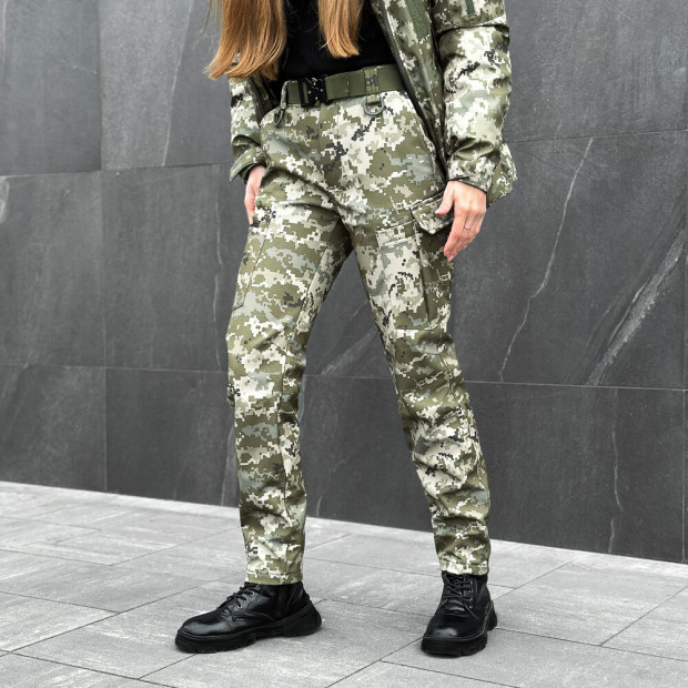 Штани-карго Pobedov Static Жіночі Піксель, S - 2
