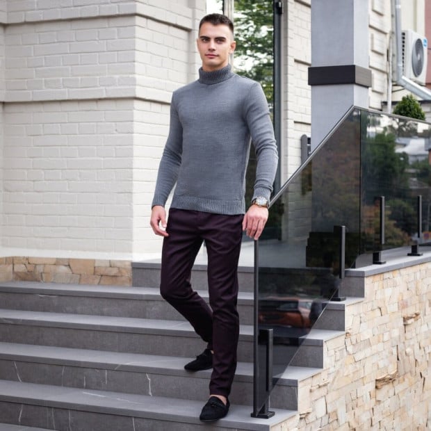 Свитер Pobedov Axelrod Серый - 2