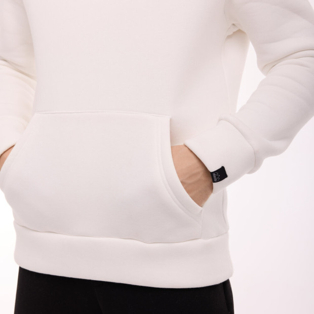 Худі Pobedov 008 ЗИМА Молочний, 3XL - 5