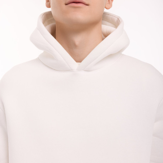 Худі Pobedov 008 ЗИМА Молочний, 2XL - 3