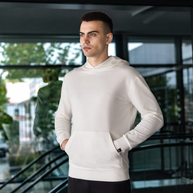Худі Pobedov 97 Молочний, XL - 1