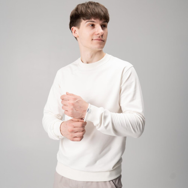 Світшот Pobedov 001 Молочний, 2XL - 1