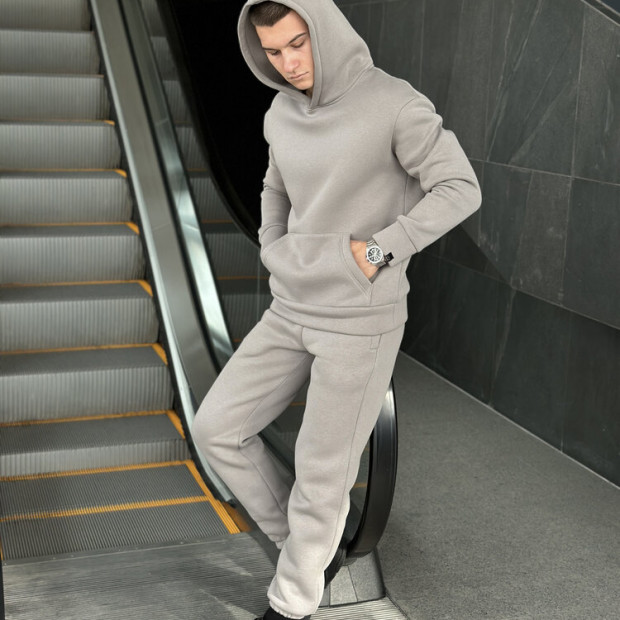 Худі Pobedov 008 ЗИМА Сталевий, 2XL - 2