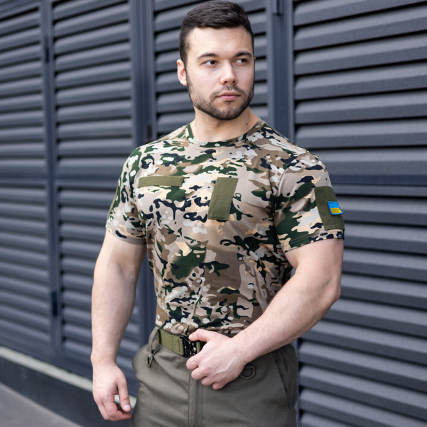 Футболка Pobedov Peremoga Військова Мультикам, 2XL - 1