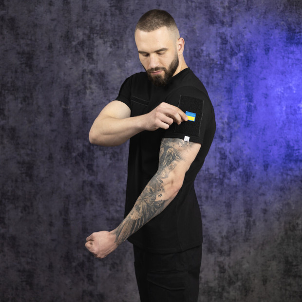 Футболка Pobedov Peremoga Військова Чорний, S - 3