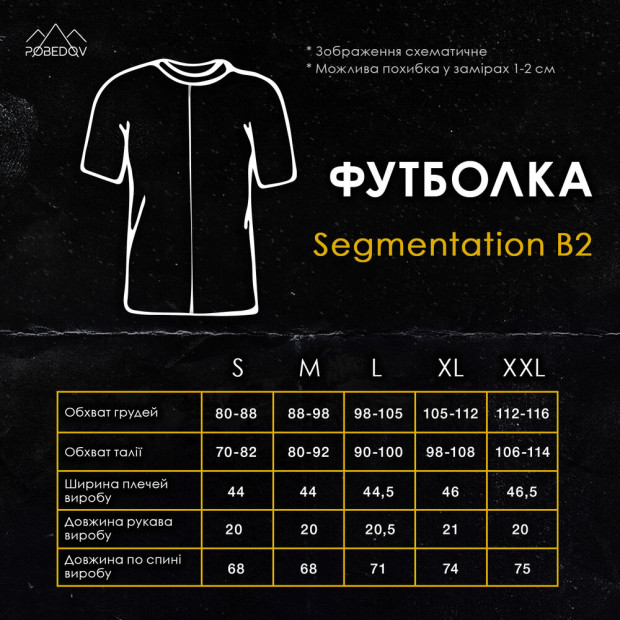 Футболка Pobedov Segmentation В2 Желто-голубой - 5