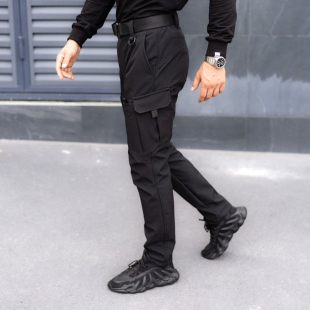 Штани-карго Pobedov Static Чорний, 4XL - 3