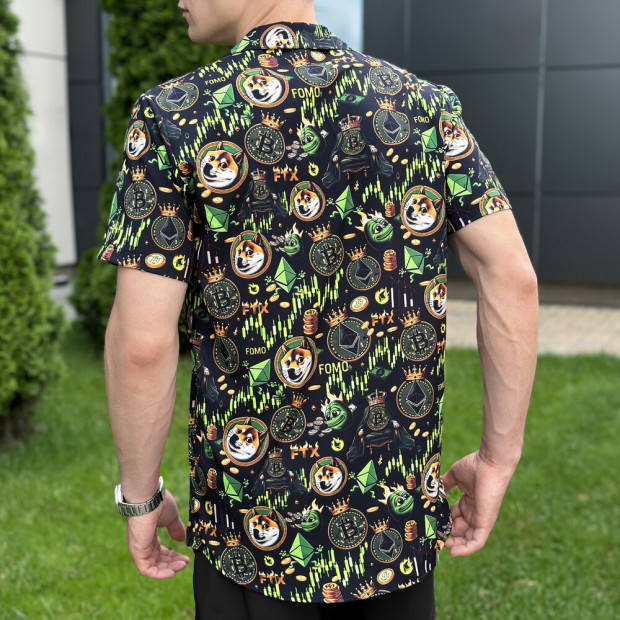 Сорочка Pobedov Dejavu Kripta Чорний, 2XL - 2