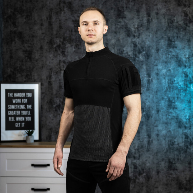 Поло Тактичне Trek Чорний, 2XL - 