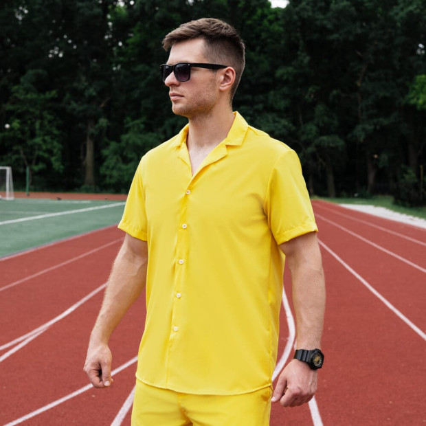 Сорочка Pobedov Dejavu Жовтий, 2XL - 2