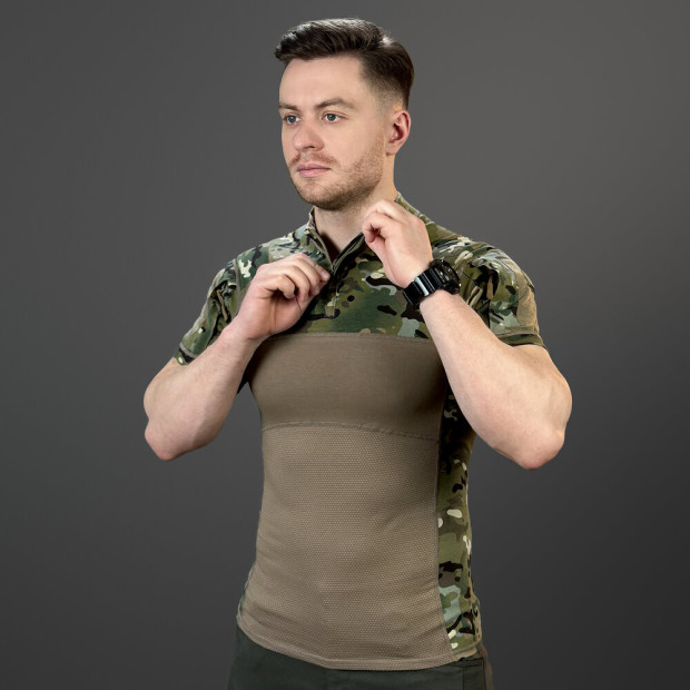 Поло Тактичне Trek Камуфляж, 3XL - 4
