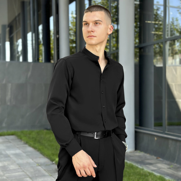Сорочка Pobedov Legend Чорний, S - 1