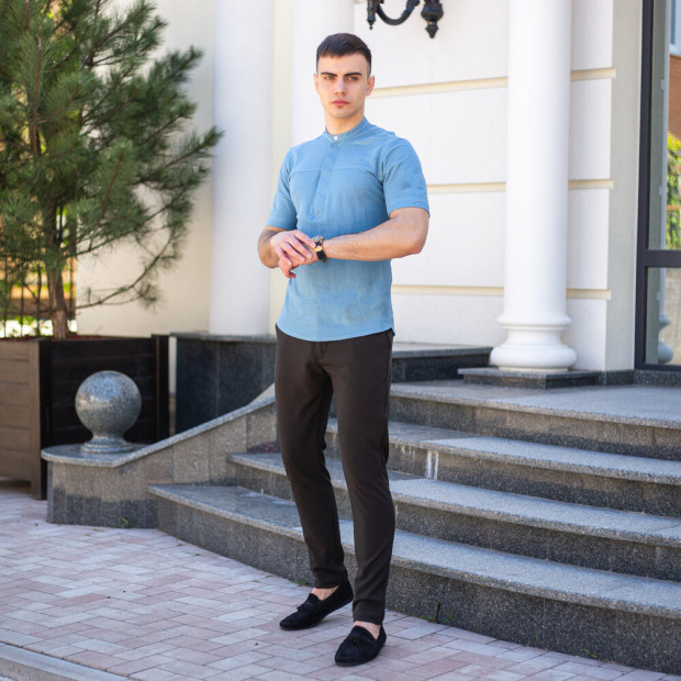 Сорочка Pobedov Vpered Блакитний - 1