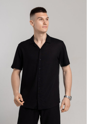 Сорочка Pobedov Marsel Чорний, XL