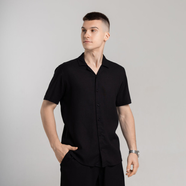 Сорочка Pobedov Marsel Чорний, 2XL - 