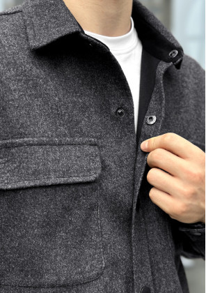 Недавно просмотренные Рубашка-пальто Pobedov Mars Темно-серый 2