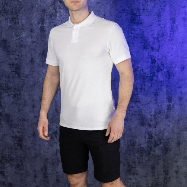 Поло Pobedov Loft Batal Білий, 4XL - 2