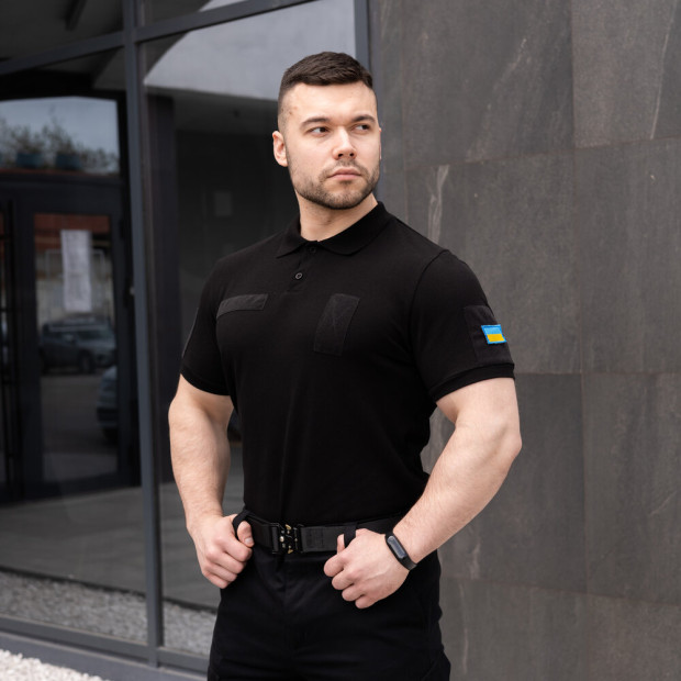 Поло Pobedov Loft Batal Військове Чорний, 4XL - 