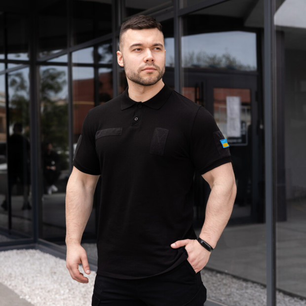 Поло Pobedov Loft Batal Військове Чорний, 4XL - 4