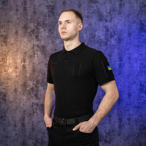 Поло Pobedov Loft Військове Чорний - 6